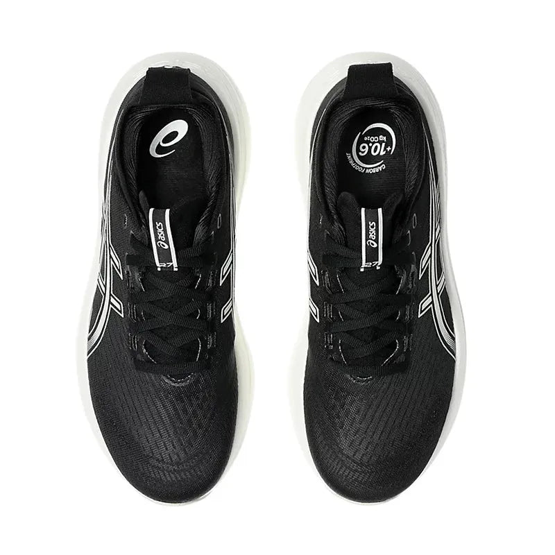 Women's Gel-Nimbus 27 (WIDE) Black/Lake Grey