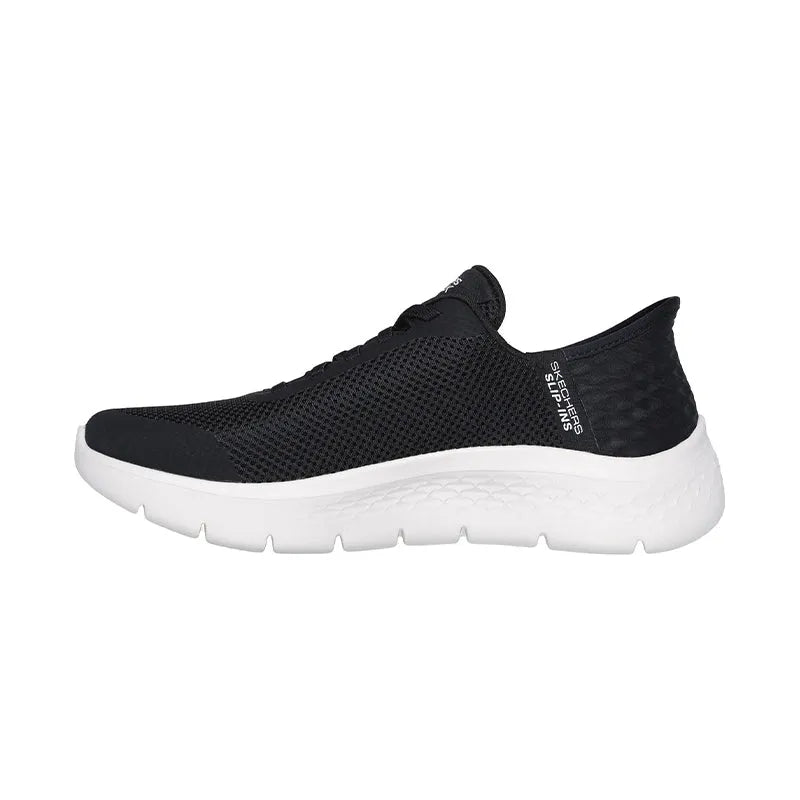 Women's Slip-Ins Go Walk Flex (WIDE) Black Textile/White Trim