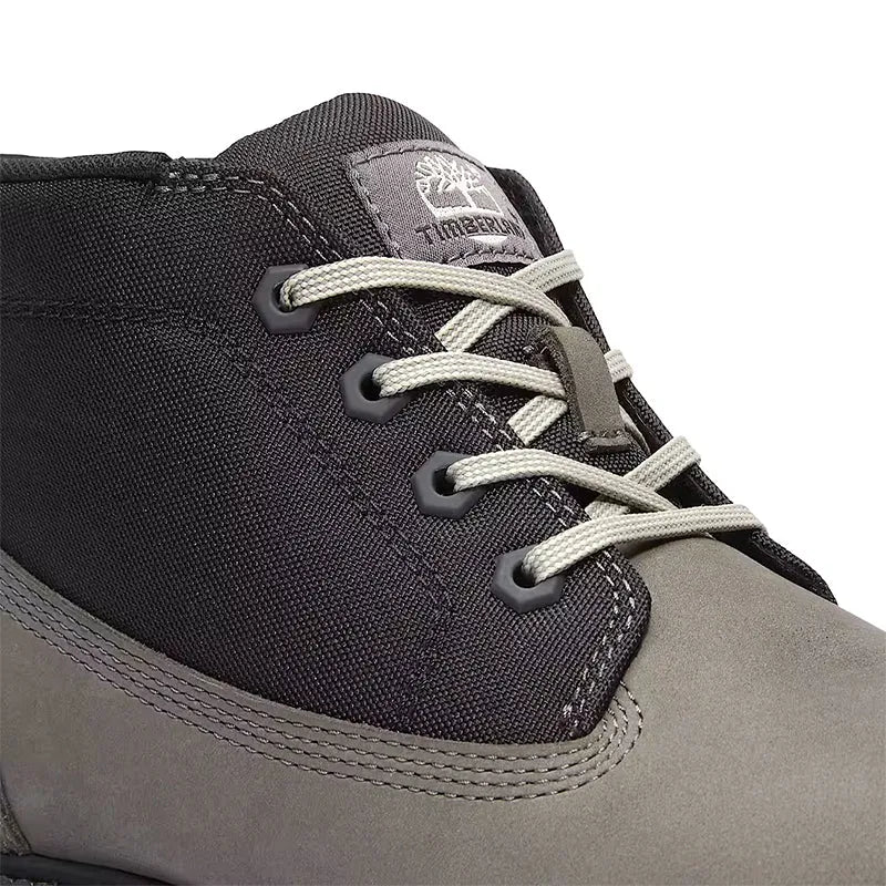 Men's Premium Chukka Medium Grey Nubuck/Black