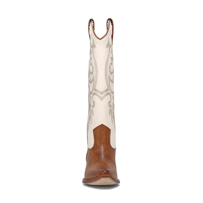 Women's Irlene Tall Deco Stitch Off White/Caramel/Gold