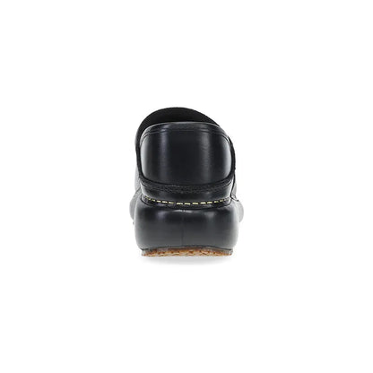 Women's Platform Pro Clog Black Burnished Nubuck