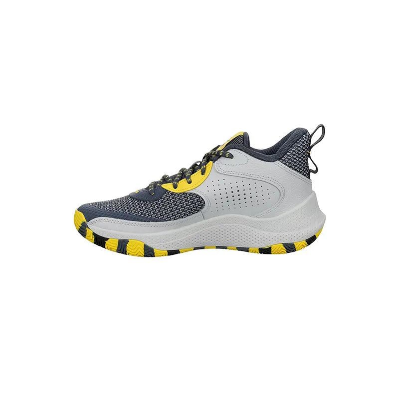 Kid's Grade School Curry 3Z 24 Downpour Gray/Halo Gray