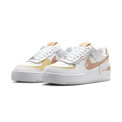 Women's Air Force 1 Shadow White/Hemp/Gold
