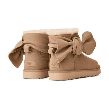 Women's Classic Mini Bow Sand