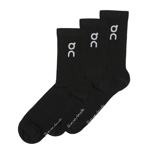 Logo Sock High 3 Pack Black