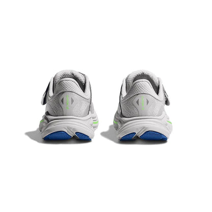 Kid's Preschool Clifton 10 Ash Grey/Neon Green
