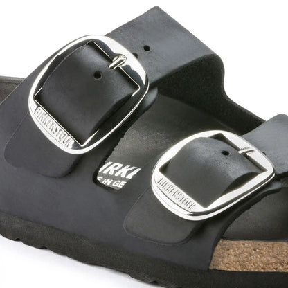 Women's Arizona Big Buckle (NARROW) Black Leather