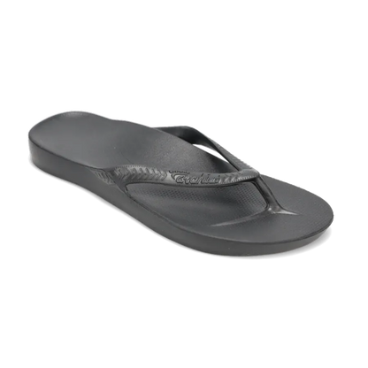 Women's Arch Support Flip Flop Black