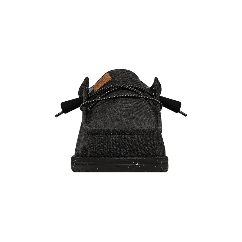 Men's Wally Washed Canvas Black/Black