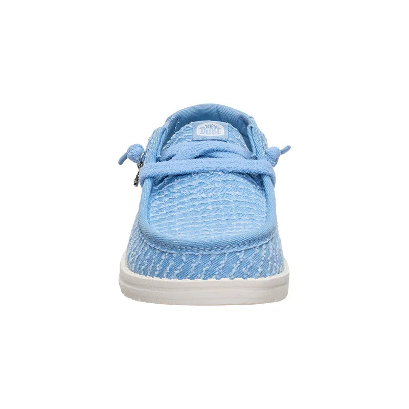 Women's Wendy Frayed Canvas Faded Denim