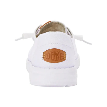 Women's Wendy Stretch Canvas White