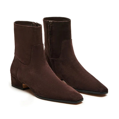 Women's Dusty Chocolate Brown Suede