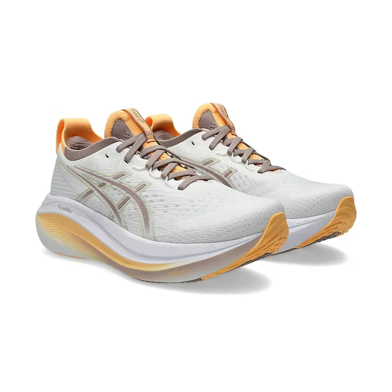 Women's Gel-Nimbus 27 White/Fawn