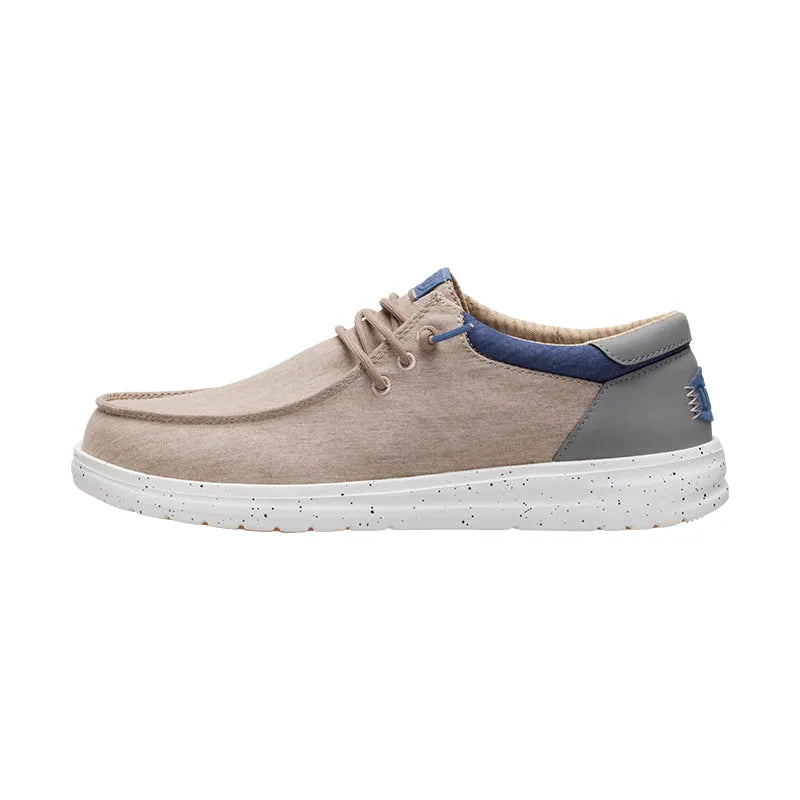 Men's Paul Washed Nylon Doeskin Tan/Multi