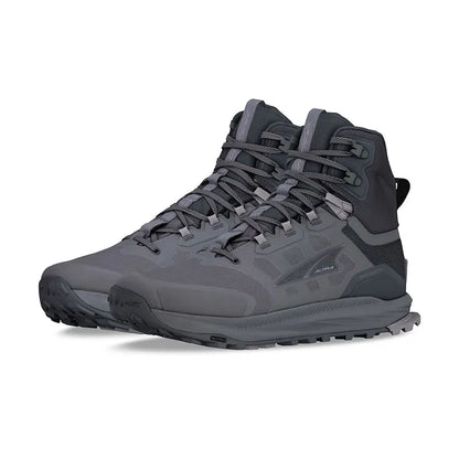Men's Lone Peak 9 Waterproof Mid Black/Grey