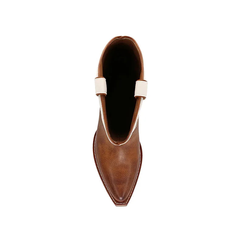 Women's Irlene Tall Deco Stitch Off White/Caramel/Gold