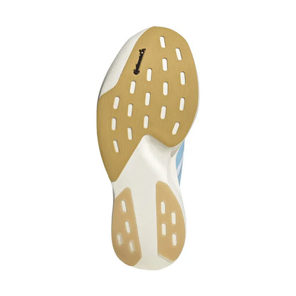 Women's Adizero EVO SL White/Clear Blue/Gold