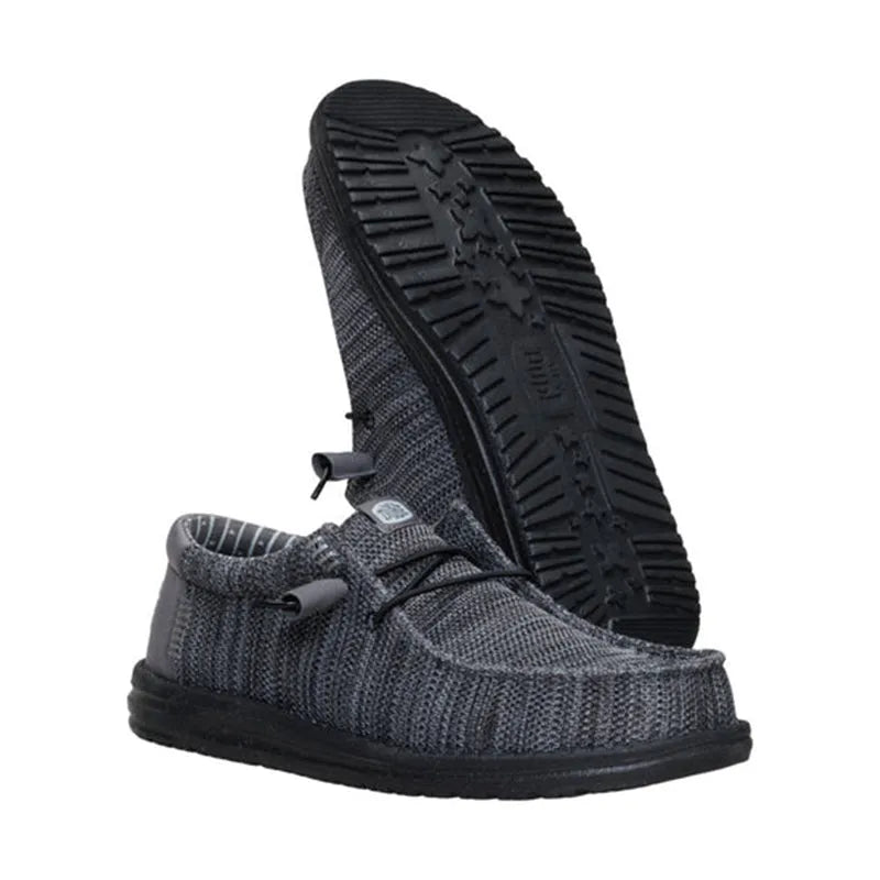 Men's Wally Stretch Sox Granite Grey/Black