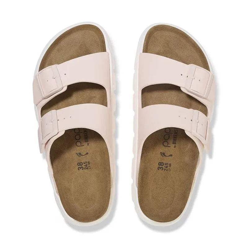 Women's Arizona Chunky Narrow Rose Birko-Flor