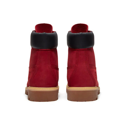 Men's 6" Premium Waterproof Dark Red Nubuck