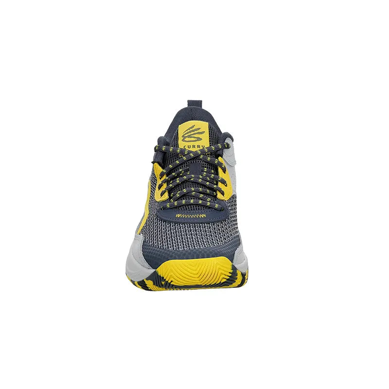 Kid's Grade School Curry 3Z 24 Downpour Gray/Halo Gray