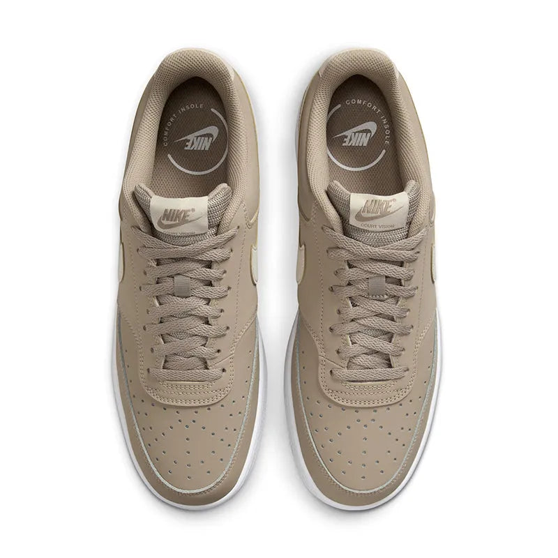 Men's Court Vision Low Khaki/Sanddrift/White