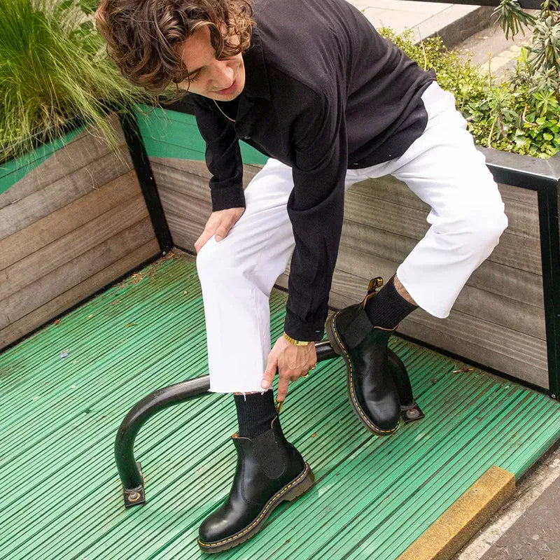 Men's 2976 Black Smooth