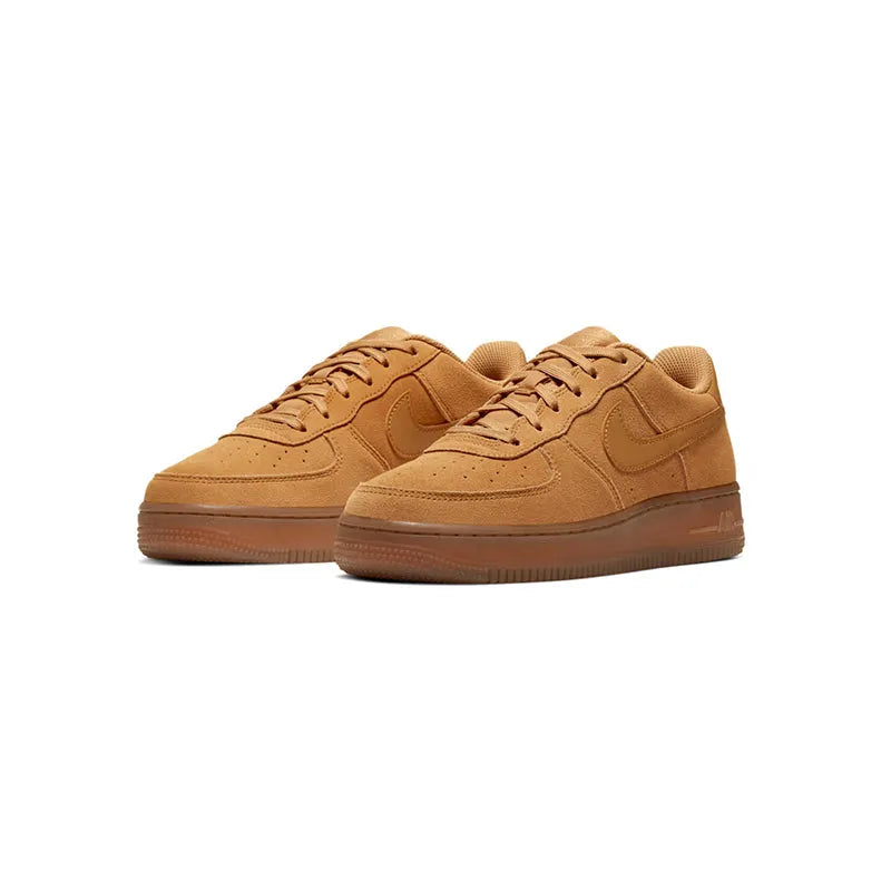 Kid's Grade School Air Force 1 LV8 3 Wheat/Wheat/Light Brown