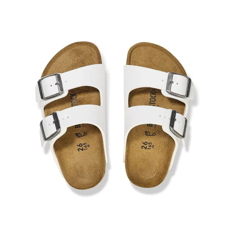 Kid's Preschool Arizona Narrow White Birko-Flor