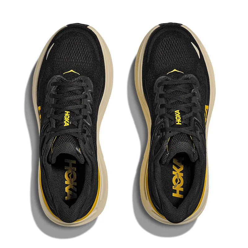 Men's Bondi 9 Carbon Black/Yellow Gold