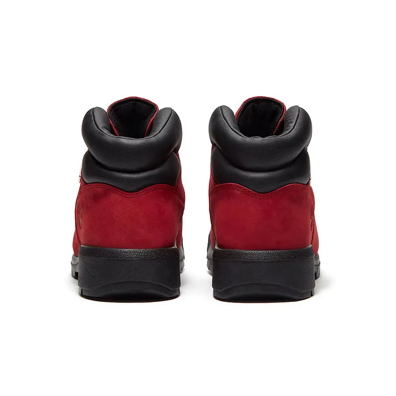Men's Field Boot Mid Waterproof Dark Red Nubuck