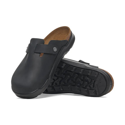 Men's Boston Crosstown Black Oiled Leather