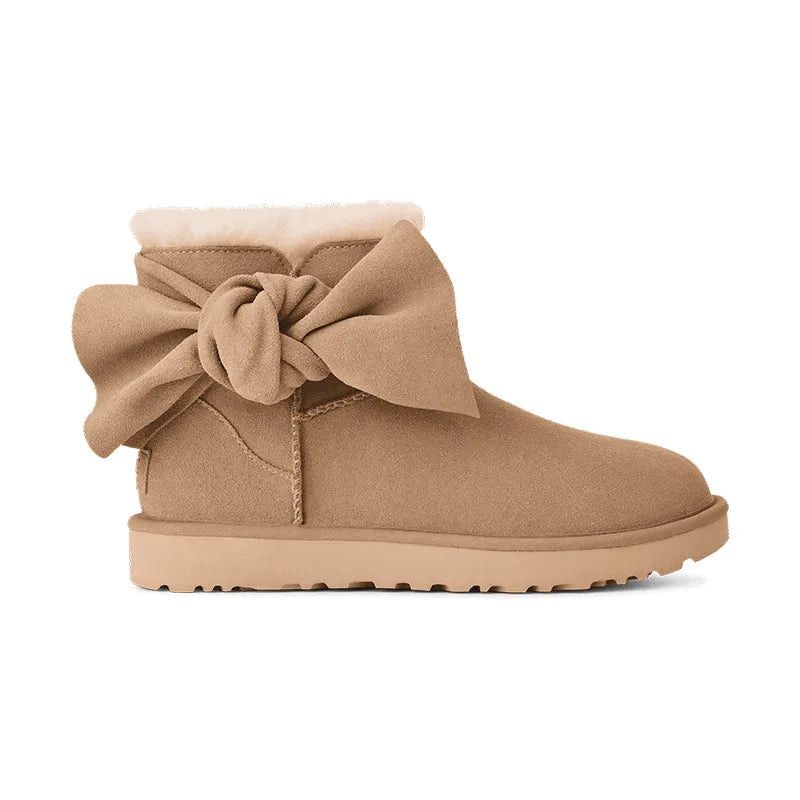 Women's Classic Mini Bow Sand