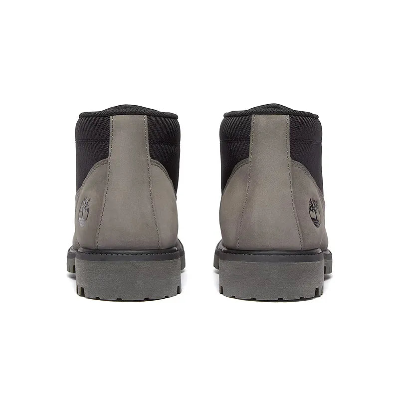 Men's Premium Chukka Medium Grey Nubuck/Black