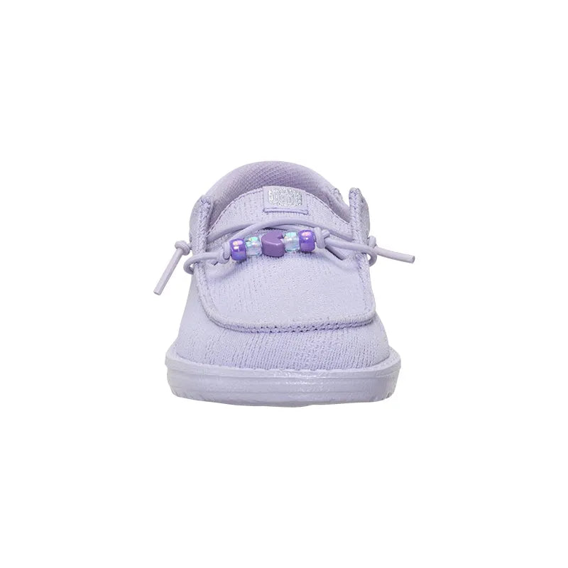 Kid's Grade School Wendy Funk Shoelry Thistle Purple