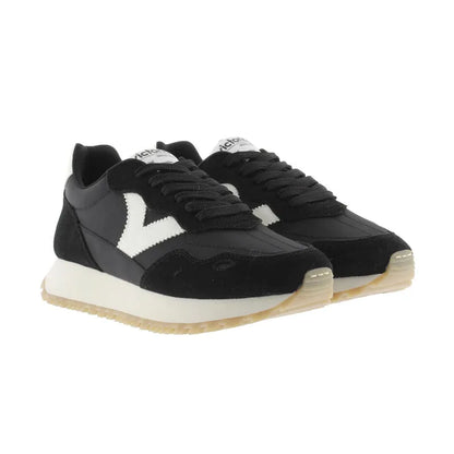Women's Viento Nylon & Serraje Negro
