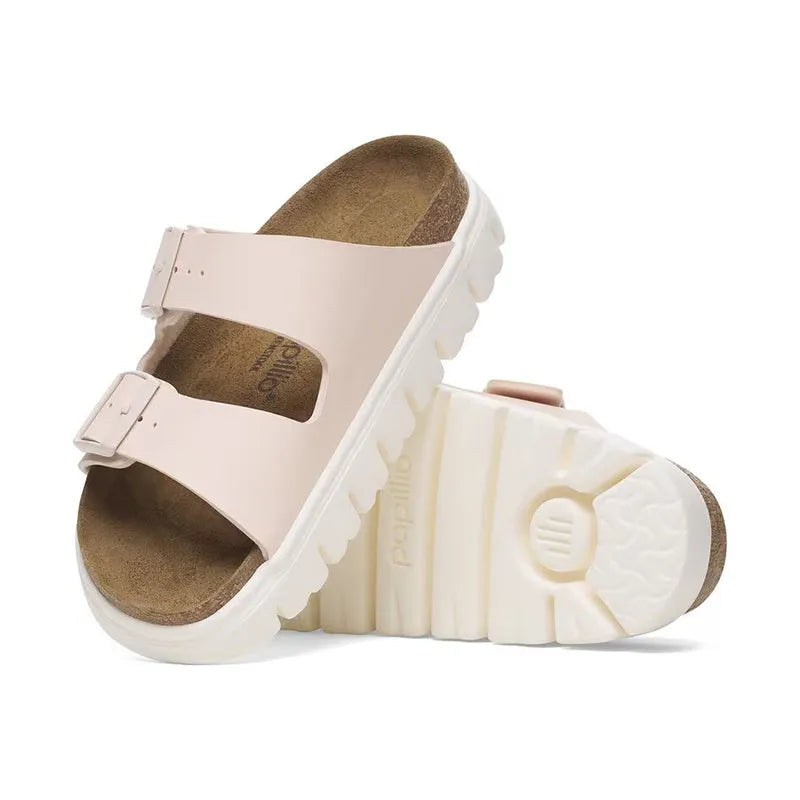 Women's Arizona Chunky Narrow Rose Birko-Flor