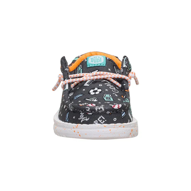 Kid's Toddler Wally Sports Fan Black/Multi
