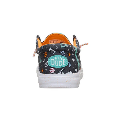 Kid's Preschool Wally Sports Fan Black/Multi