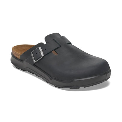 Men's Boston Crosstown Black Oiled Leather