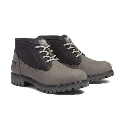 Men's Premium Chukka Medium Grey Nubuck/Black
