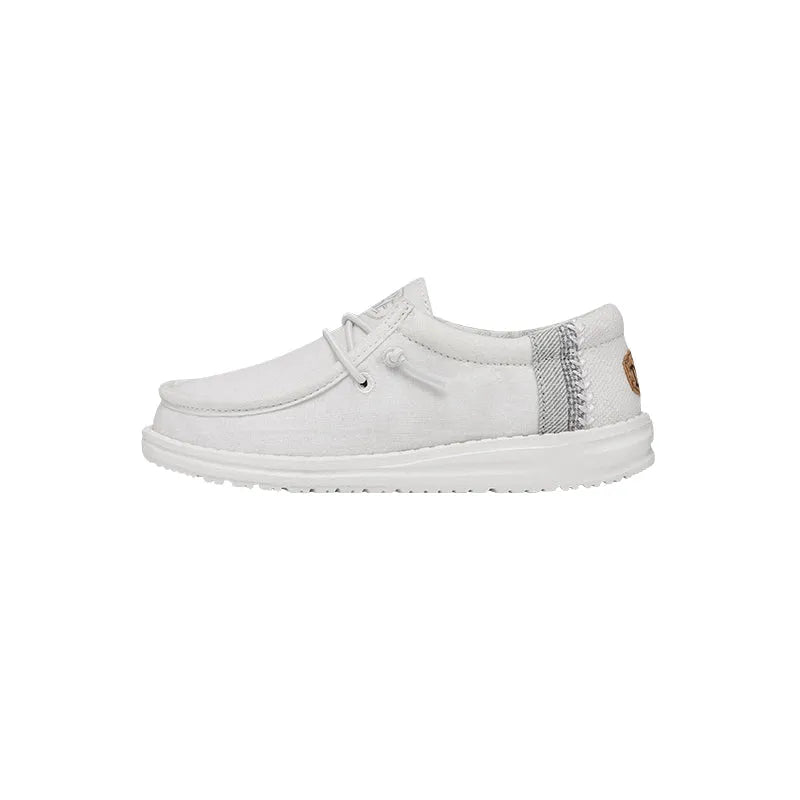Kid's Preschool Wally Youth Break Stitch White