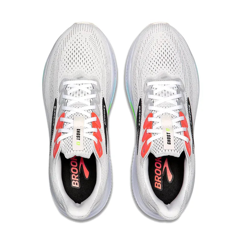Men's Ghost 17 White/Pink Clay/Gecko