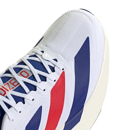 Men's Adizero EVO SL White/Mystery Ink/Ruby