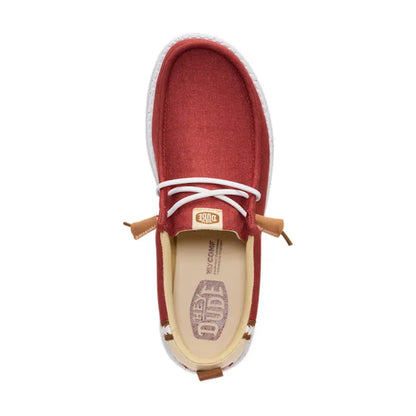 Men's Wally Craft Linen Burnt Red/Multi