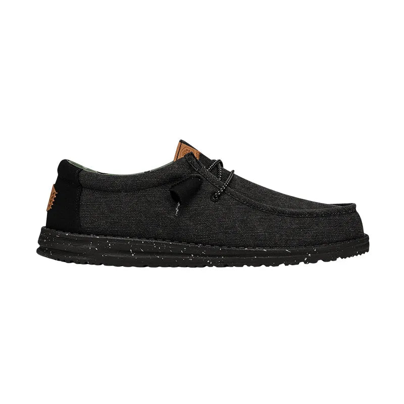 Men's Wally Washed Canvas Black/Black