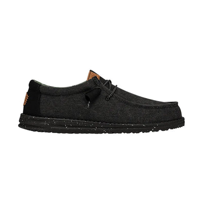 Men's Wally Washed Canvas Black/Black