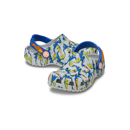 Kid's Toddler Classic Graphic Clog Dragon Atmosphere