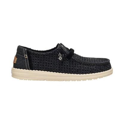 Women's Wendy Frayed Canvas Black