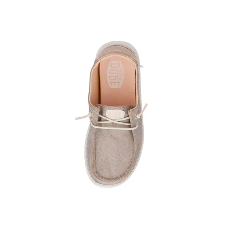 Kid's Grade School Wendy Metallic Sparkle Rose Gold